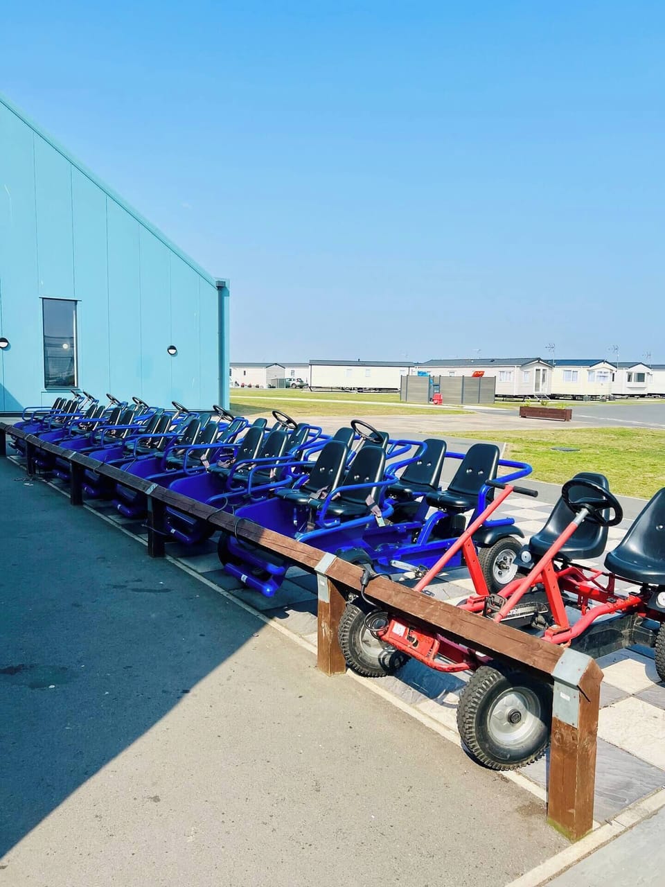 Amenities on site; go karts