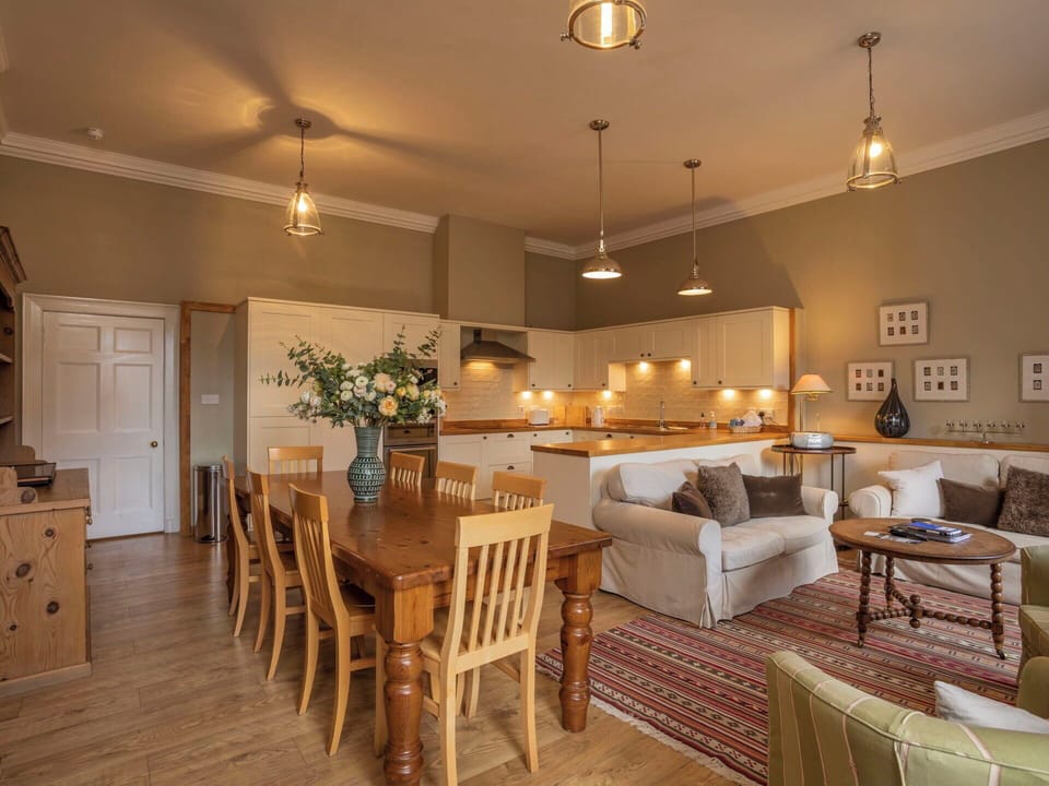 Furniture, Interior Design, Flooring, Wall, Floor, Ceiling, Wood, Table, Light Fixture, Room