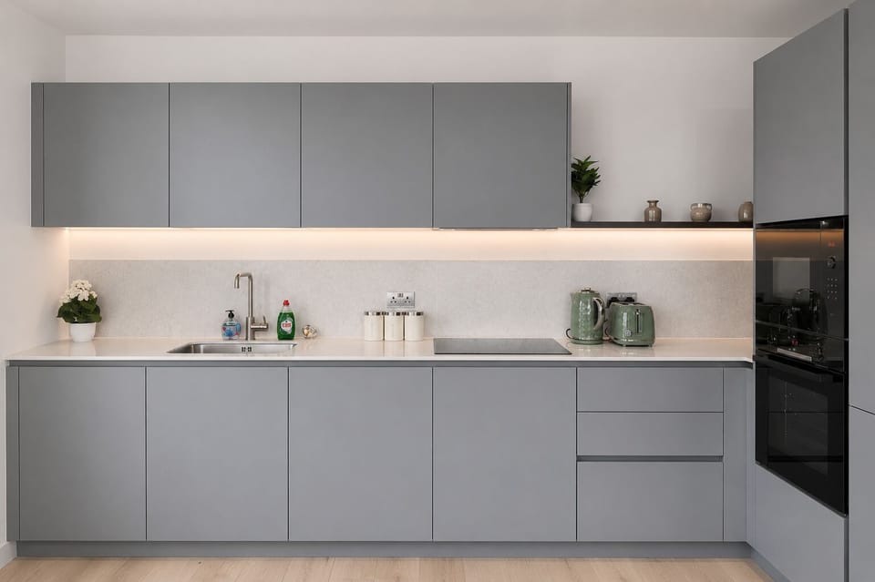 Fully-equipped Kitchen - Greenwich flat with Balcony near The O2 & Canary Wharf
