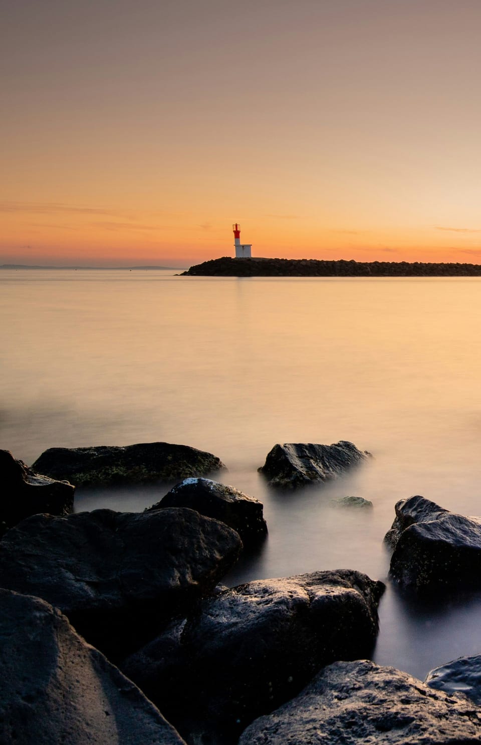 The coastal scenery of Cap d'Agde is beautiful at all times of day
