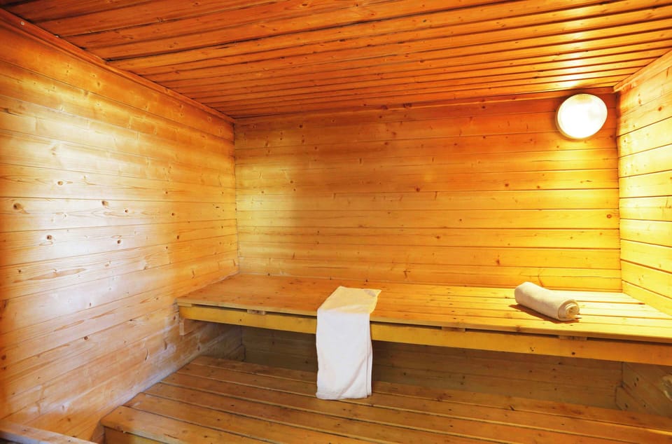The on-site sauna offers a relaxing retreat after a day hiking the Cevennes trails or exploring the gorges of the Gard.