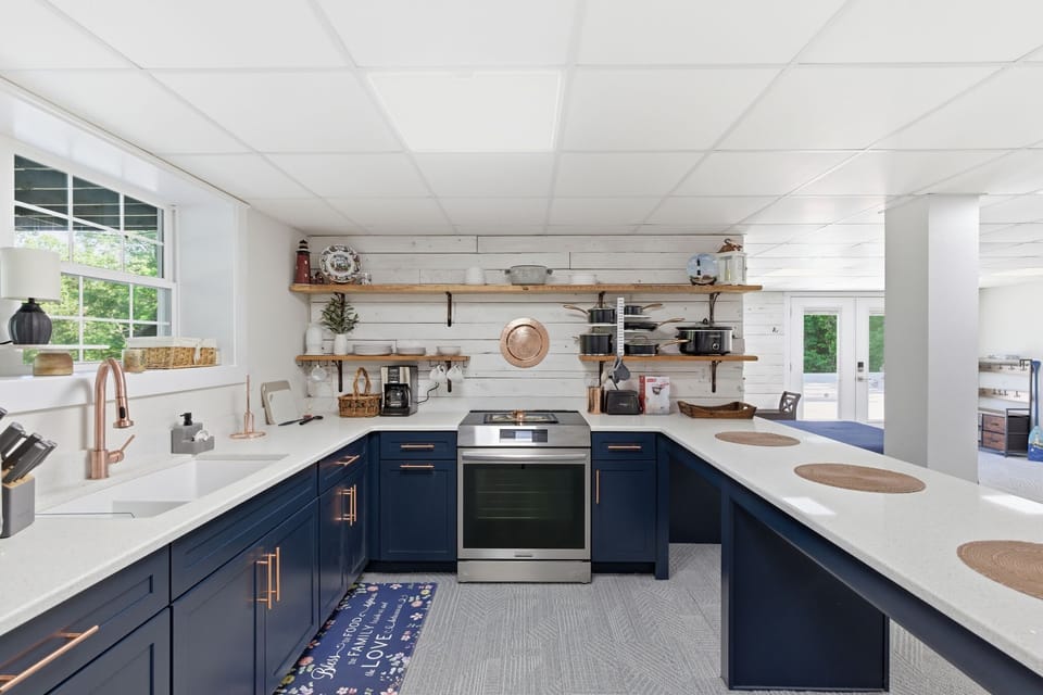 Stunning Basement Kitchen