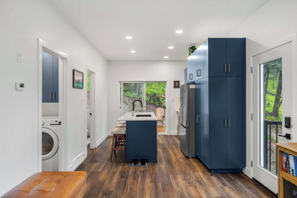 Open Layout with Laundry & Kitchen