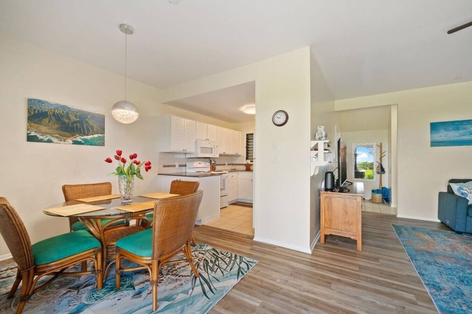dining and kitchen