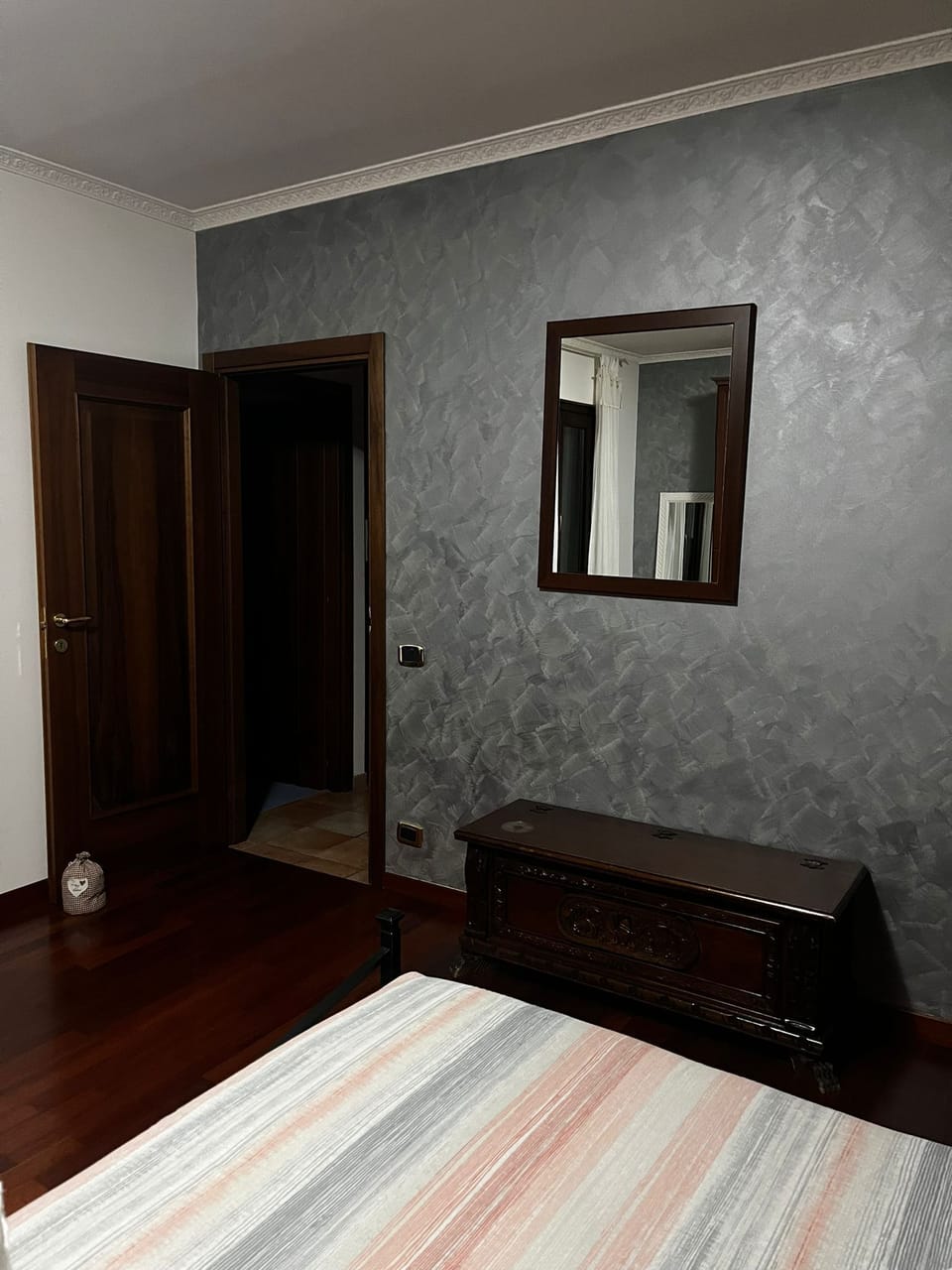 Blackout drapes, iron/ironing board (on request)