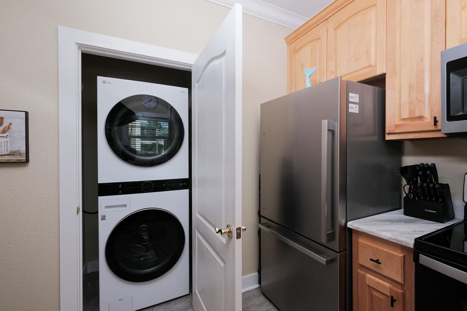In unit washer and dryer