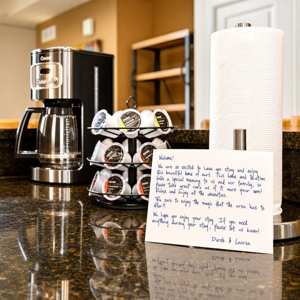 The little details matter — your perfect cup is ready the moment you arrive