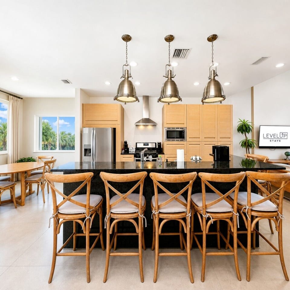 Cook, gather, and linger at this beautifully appointed kitchen island