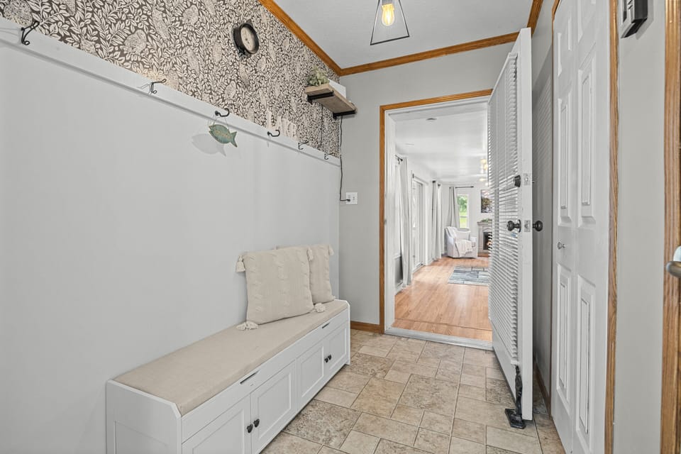 Hallway to the family room/game room