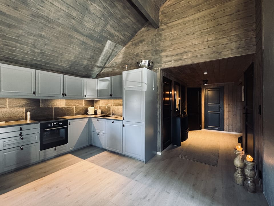 Includes Nespresso machine, dishwasher, and all essentials