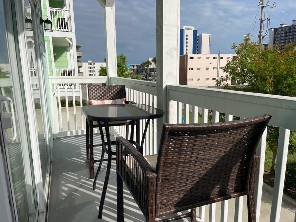 Lower level balcony