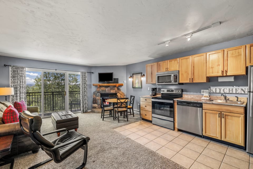 Open Kitchen and Living Room