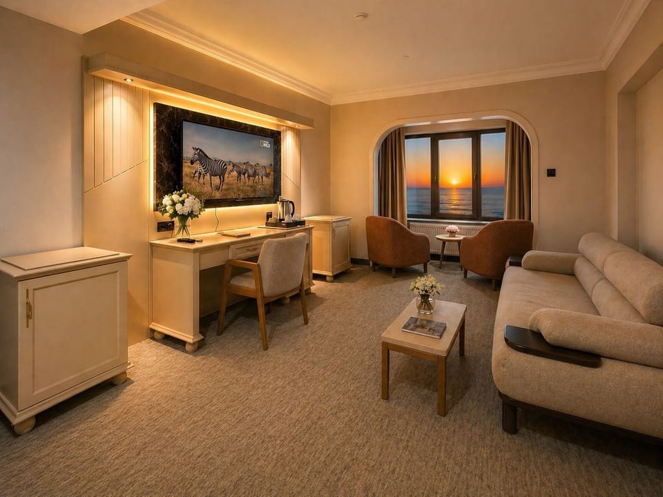 In-room safe, desk, laptop workspace, WiFi (free)