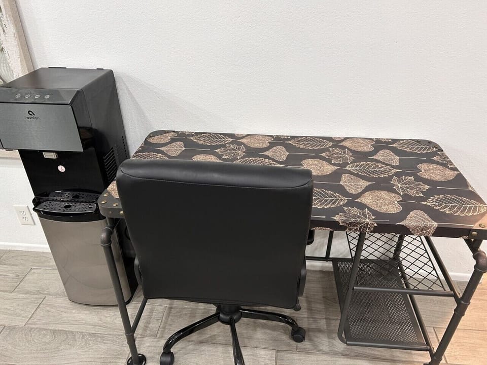 Work space  desk in common area