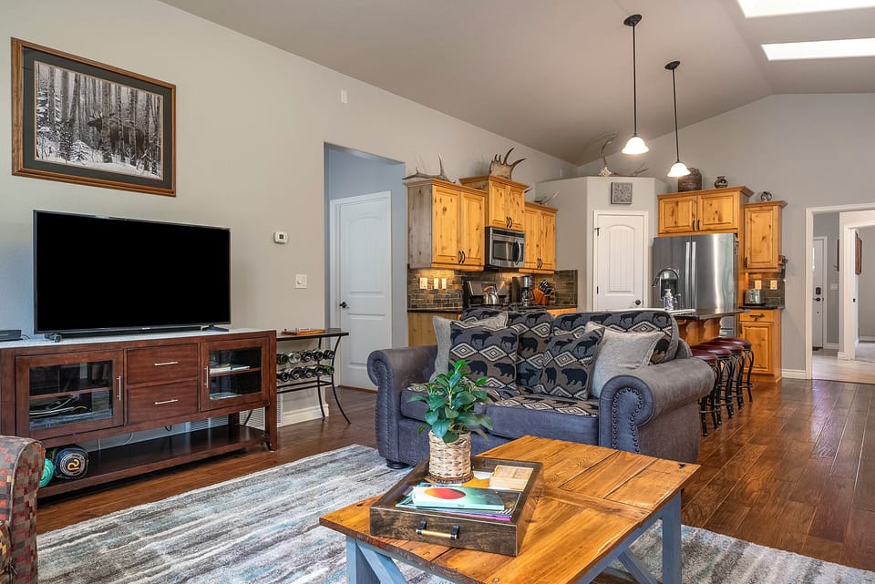 Living Room and Kitchen Area