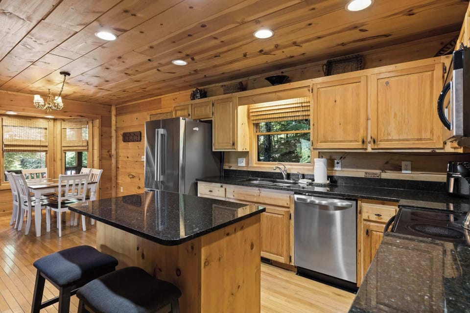Whether you're a master chef or a microwave enthusiast, this kitchen is ready for your culinary adventures.
