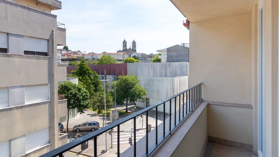 Private balcony with city views. #CityView #BalconyMoments