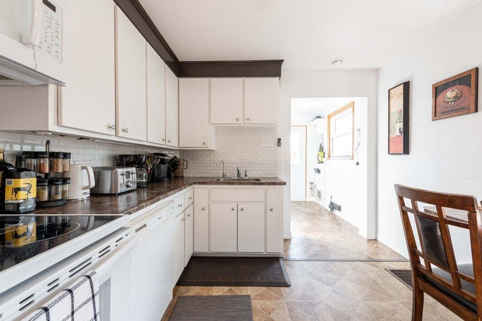 Kitchen with dining area