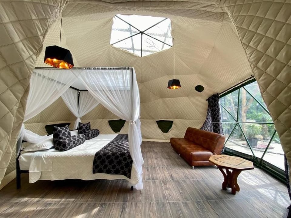 Deluxe Tent, Mountain View | Laptop workspace, WiFi (free), individually decorated
