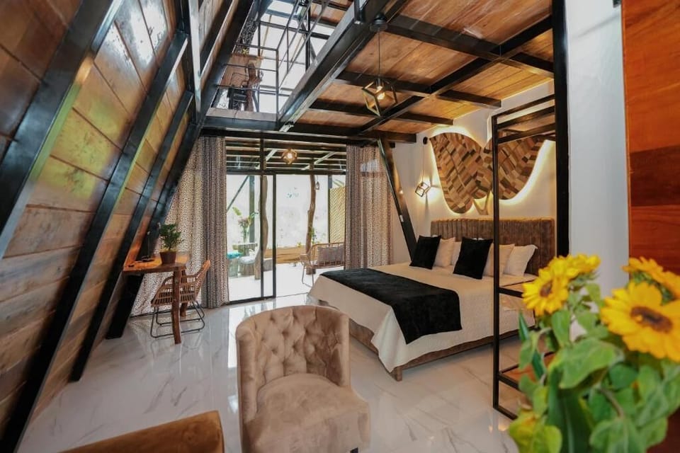 Superior Suite, 1 King Bed with Sofa bed, Balcony, River View | Laptop workspace, WiFi (free), individually decorated
