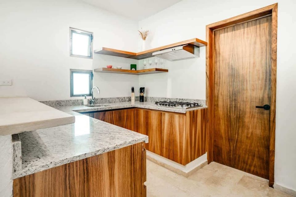 Cocina. Puerta a extensión
