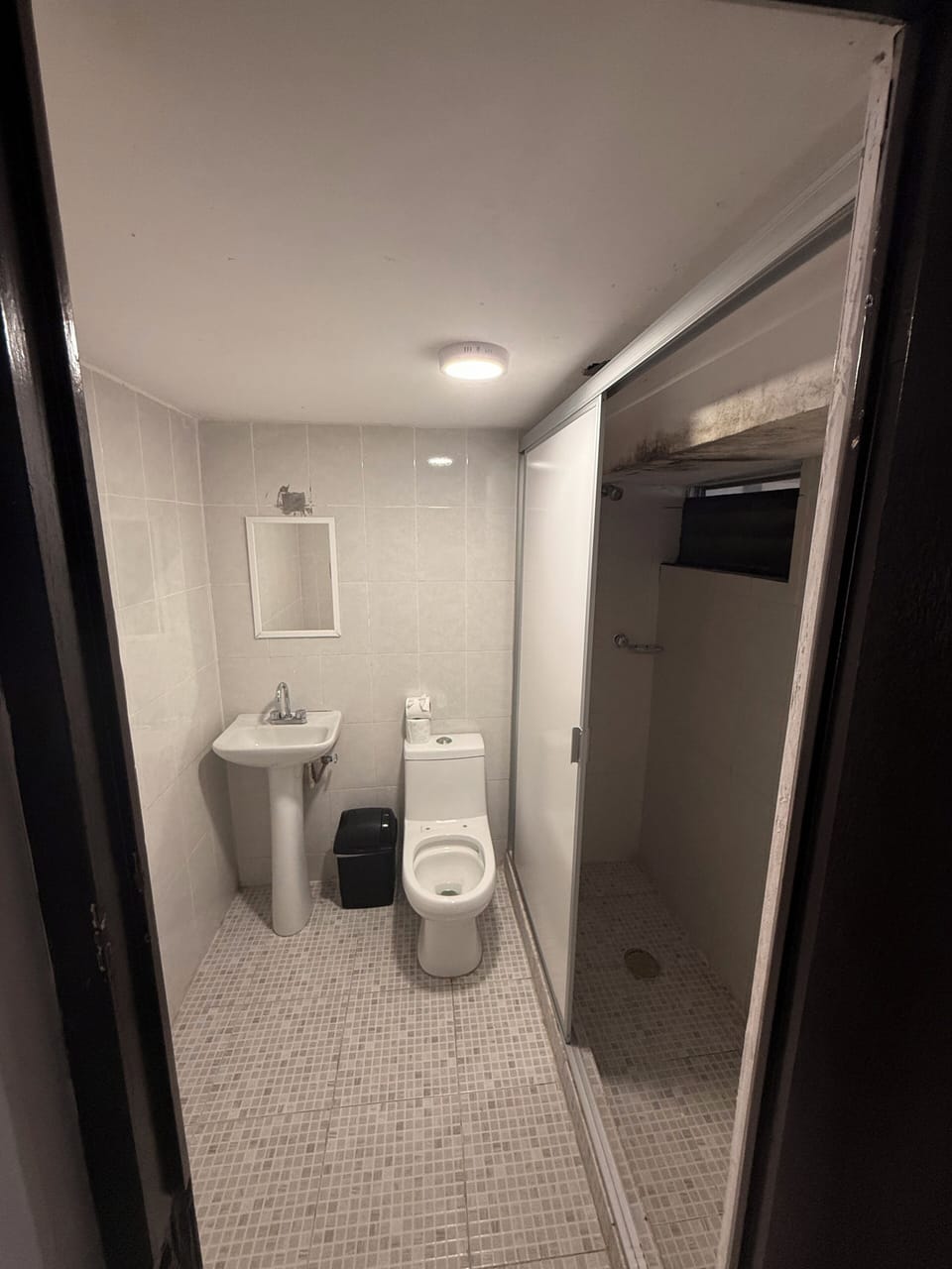 Basic Triple Room | Bathroom | Shower, towels, soap, shampoo