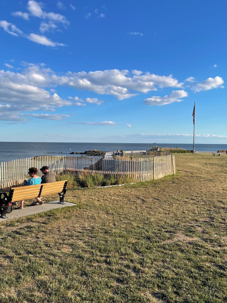 Garvan Point at the Surf Club, one of Madison's town beaches.