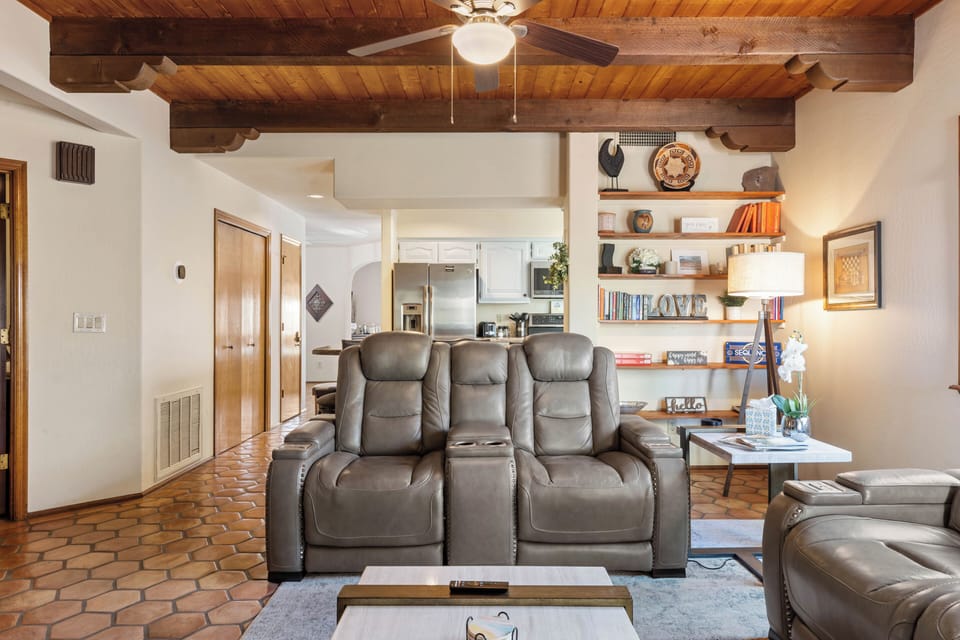 Warm, inviting decor