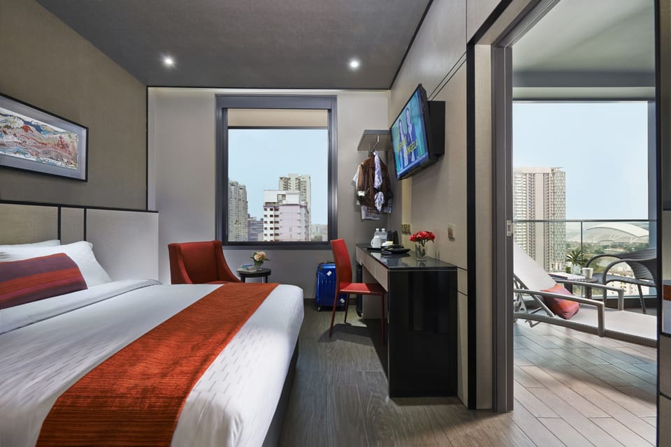 In-room safe, desk, laptop workspace, WiFi (free)