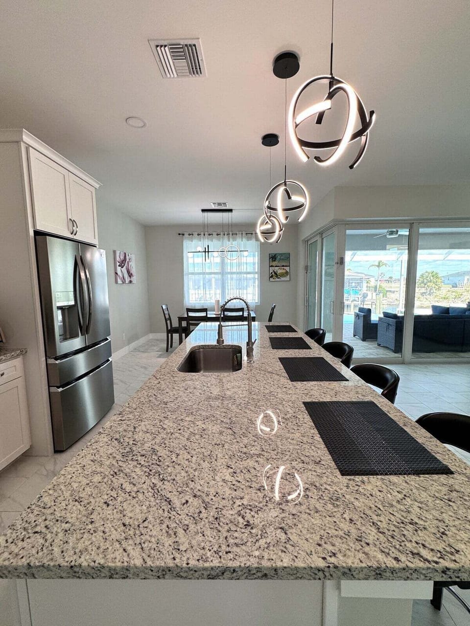 Kitchen with Large Island Great for Entertaining