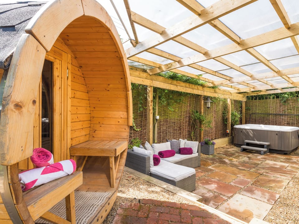 Outdoor area | Honeysuckle Cottage - Serenity Cottages, Stoke Ash, near Eye