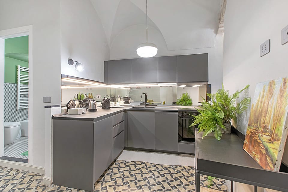 Standard Apartment, 1 Bedroom, Microwave (La Meraviglia Del Centro Storico AC &) | Private kitchen