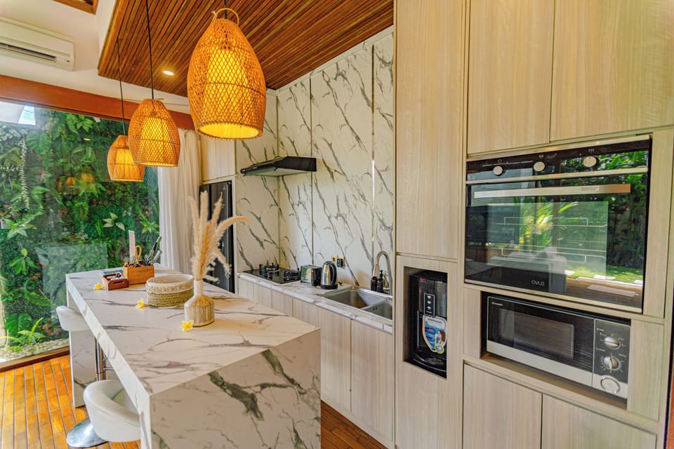 Villa, 2 Bedrooms, Pool View | Private kitchen