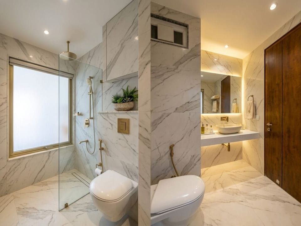Superior Double or Twin Room | Bathroom | Shower, free toiletries, hair dryer (on request), slippers