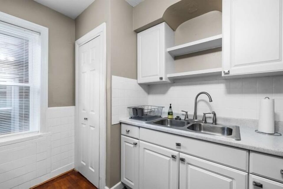 Ample pantry space providing plenty of storage for groceries and longer stays