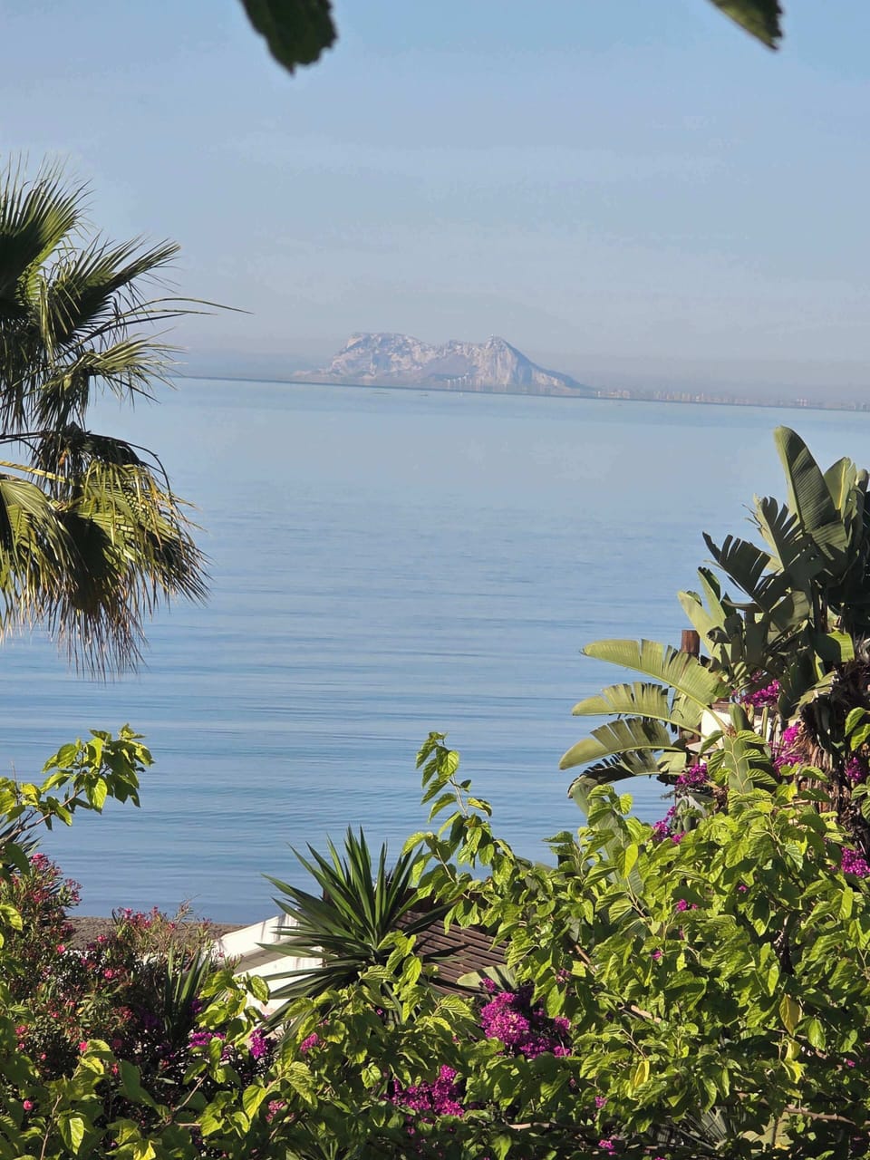 View of Gibraltar on a clear day.
