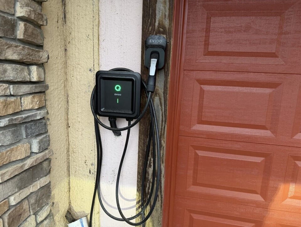 Shared EV charger for both Loggers Run #1 and #2 guests
