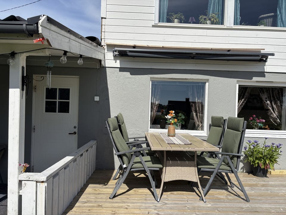 Terrace with outdoor furniture