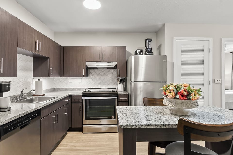 Kitchen and dining
