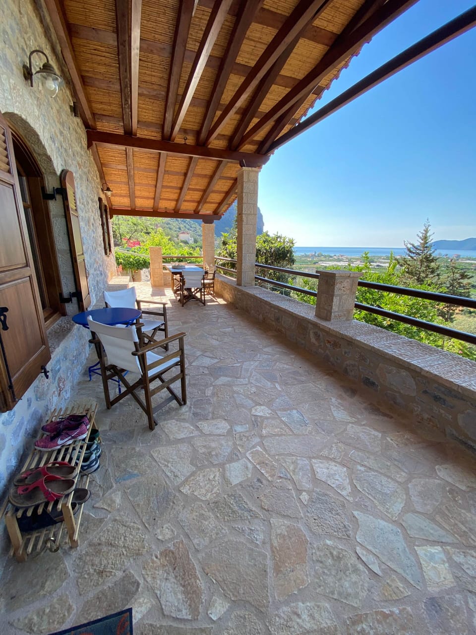 Terrace with sea view at main entrance