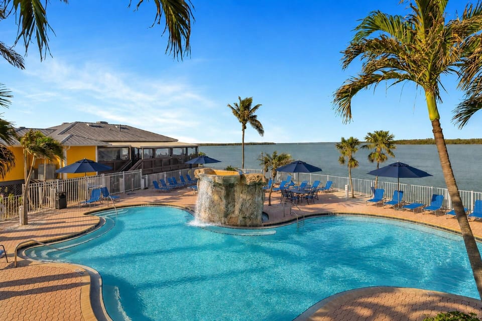 From refreshing morning swims to relaxing afternoons by the water, the heated lagoon pool is the perfect setting for another beautiful day in paradise