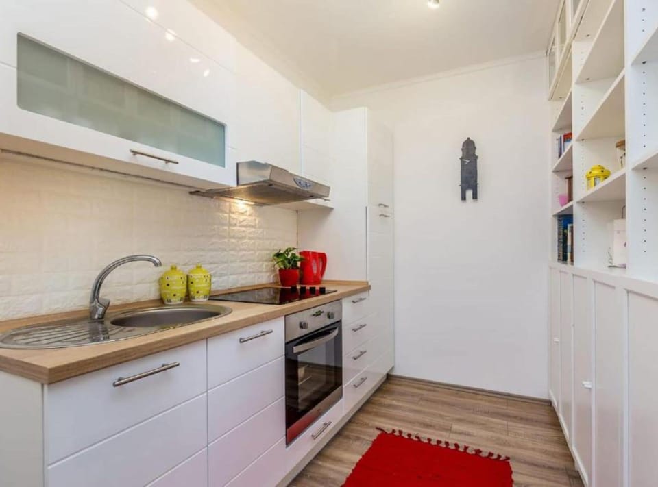 Apartment (Two Bedroom Apartment near Centar) | Private kitchen | Fridge