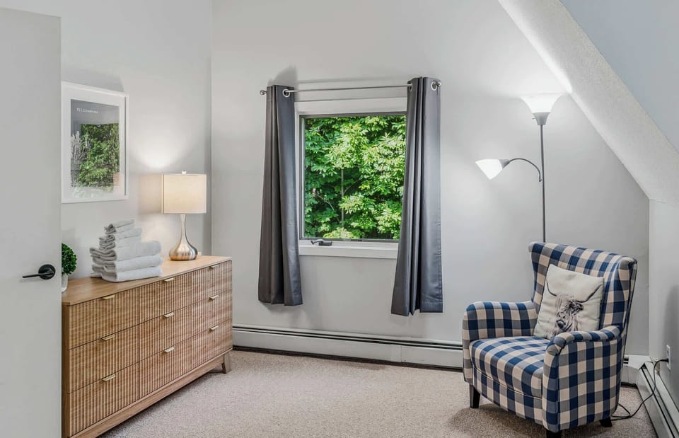 Reading nook with armchair