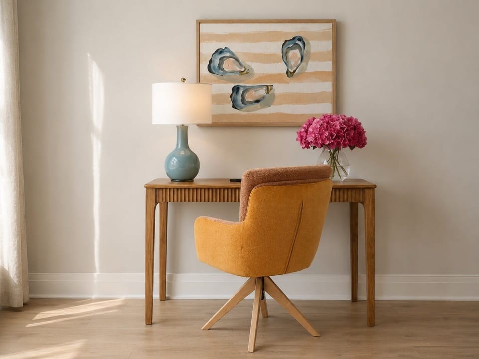 Whether checking in on a few emails, planning the day’s adventures, or enjoying a quiet morning coffee, this dedicated desk space offers the perfect little retreat