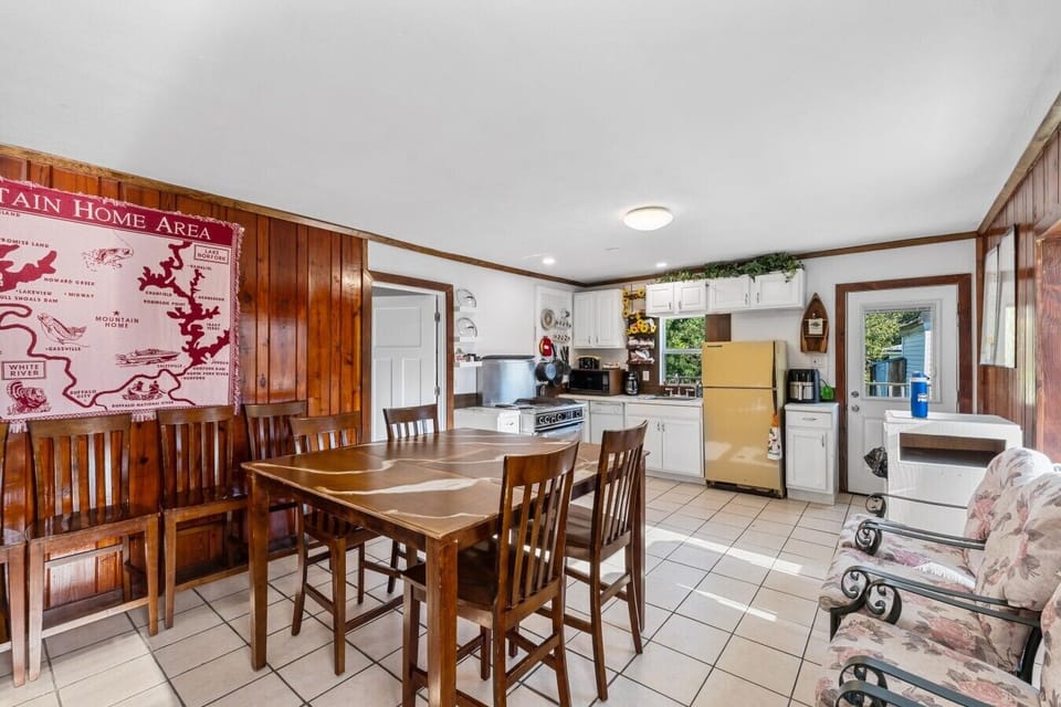 Dining Area | Wooden Dining Table | Kitchen Access & Natural Light