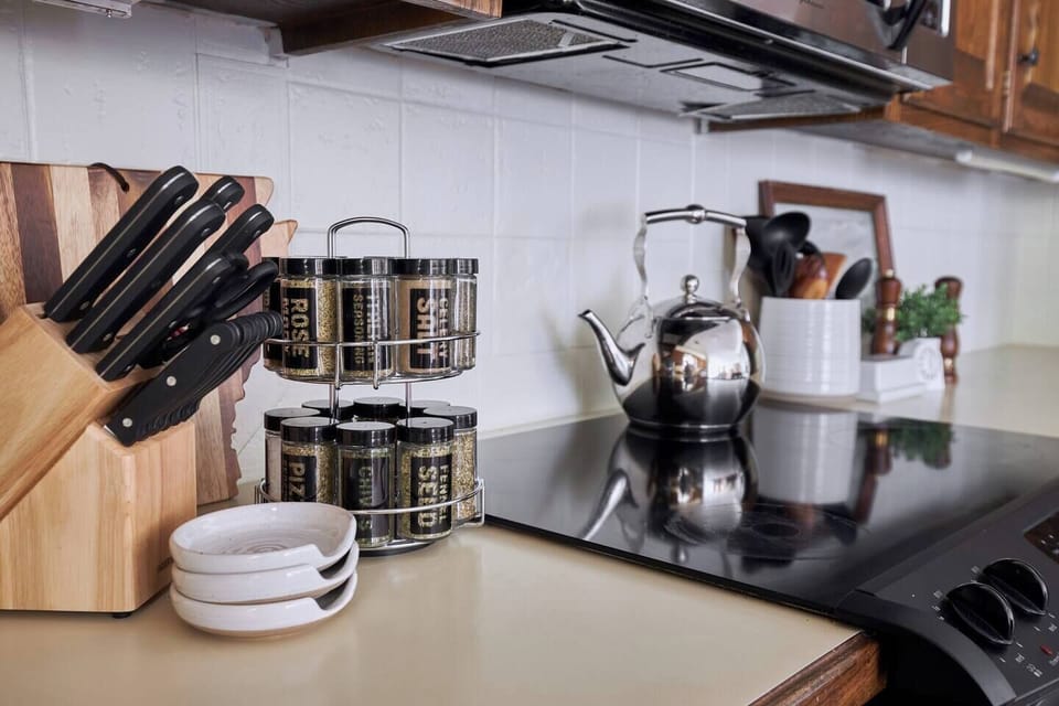 The Kitchen is equipped with everything you need and most things you want!