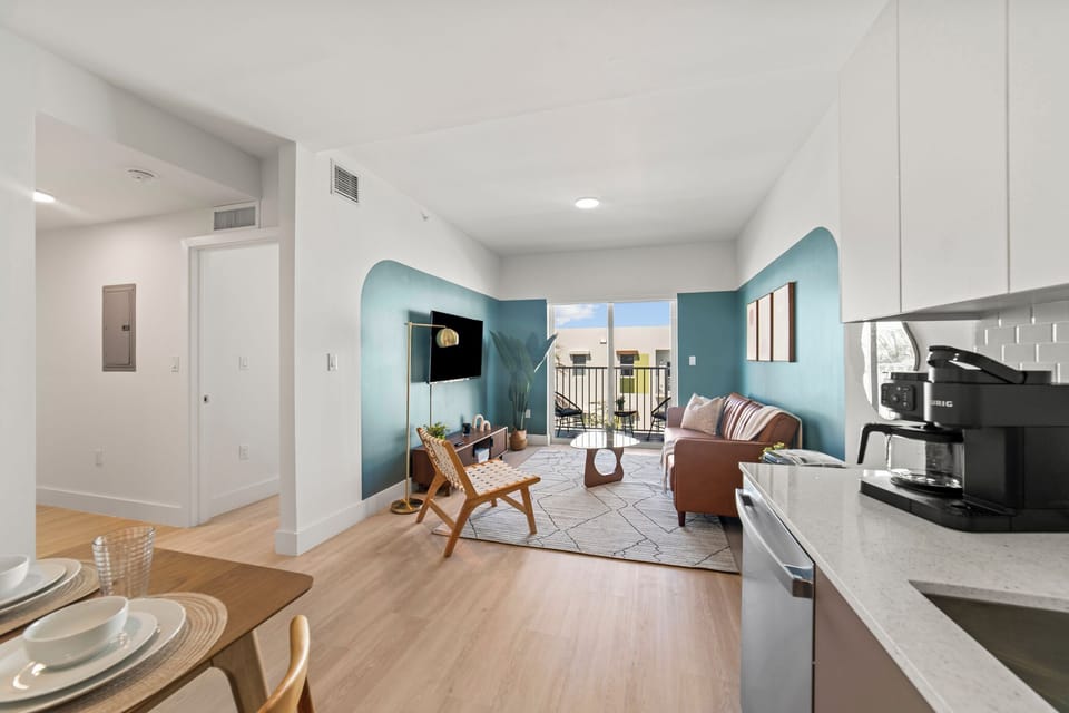 From the kitchen to the living room, everything within easy reach.