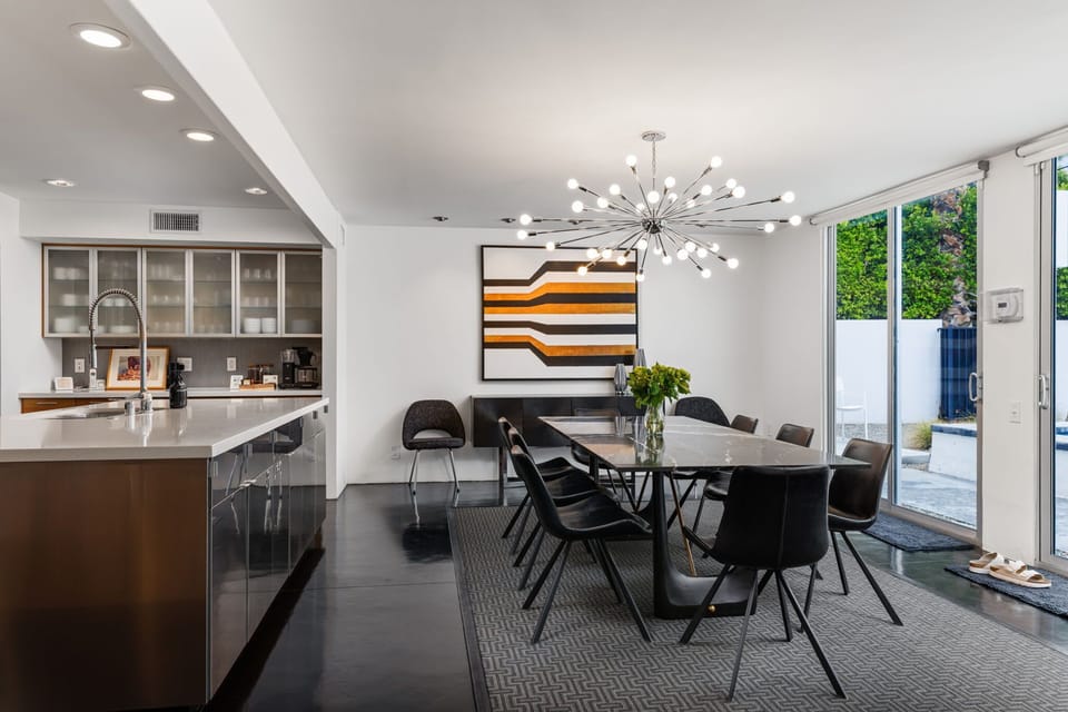 Kitchen/Dining | The Bond House in Palm Springs, California by Luxus Vacation Properties