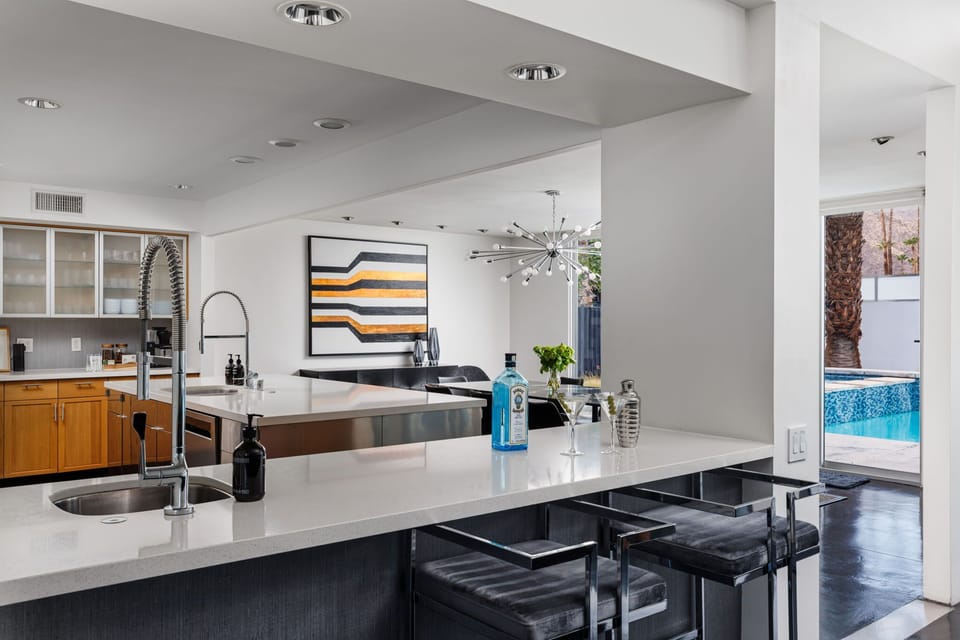 Kitchen | The Bond House in Palm Springs, California by Luxus Vacation Properties