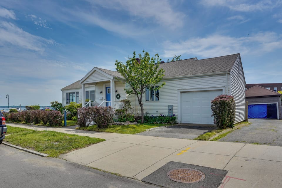 Property Exterior | Furnished Deck | Private Yard | Water Views
